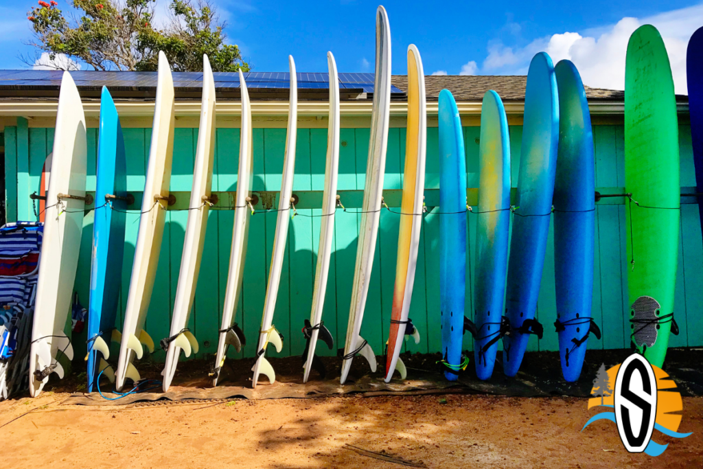 Boards Lined Up